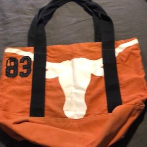 Pink longhorns tote
